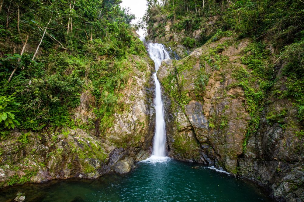 Chorro de Dona Juana waterfall in Puerto Rico attraction